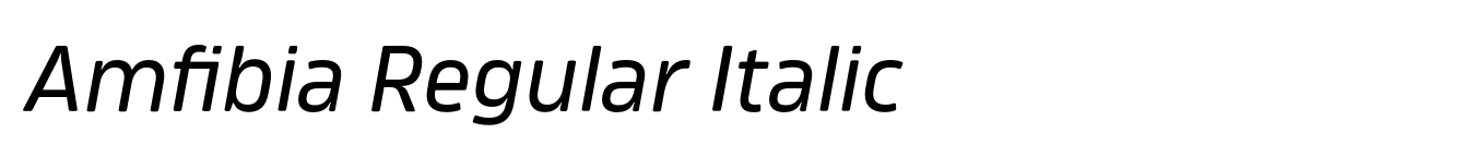 Amfibia Regular Italic